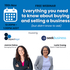 [Business Sales] Everything you need to know about buying and selling a business